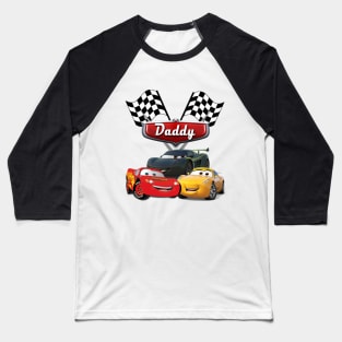 Daddy - Cars Baseball T-Shirt